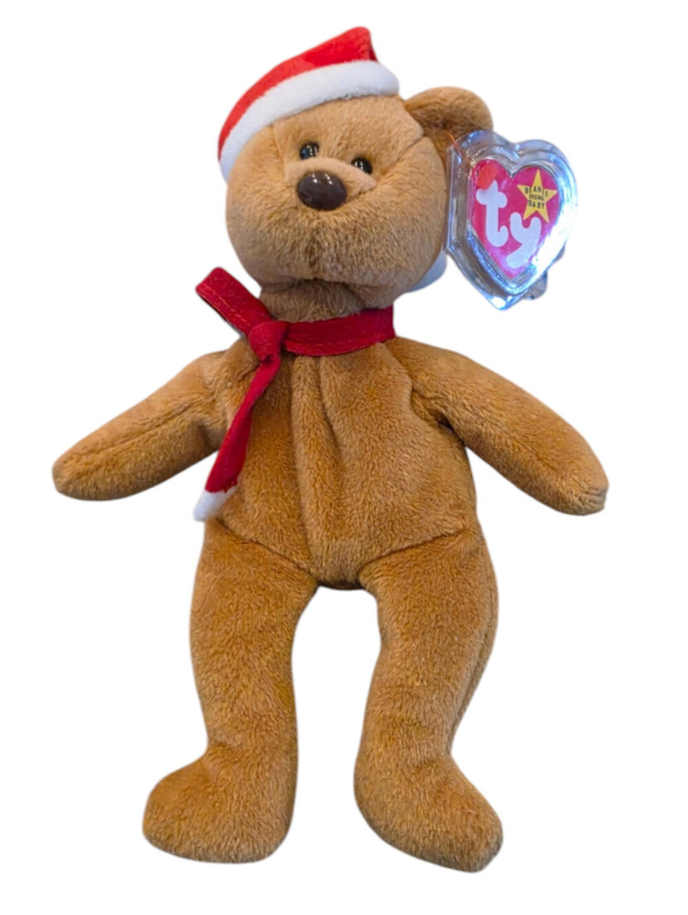 Ty Beanie Babies - 1997 Holiday Teddy - (1997, Retired)